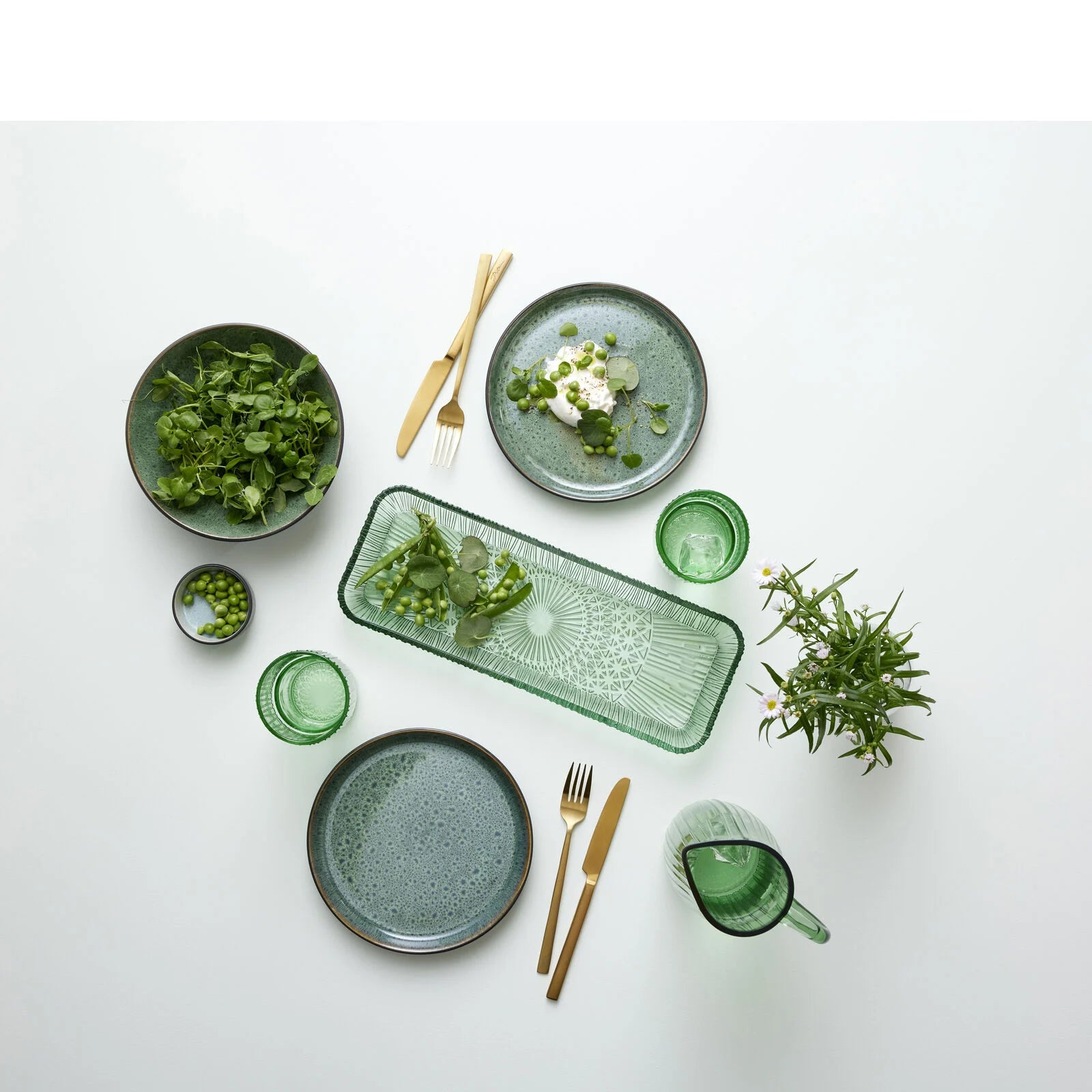 Gastro pastaskál 20 cm - svört/græn