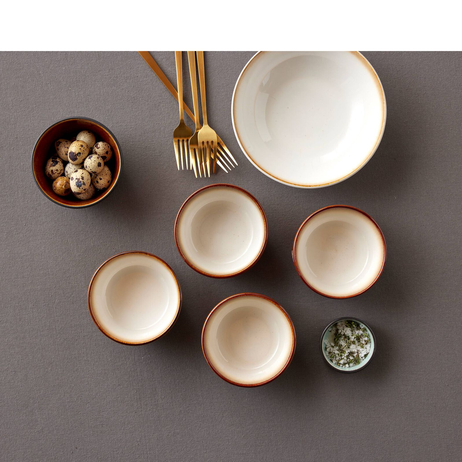 Gastro pastaskál 20 cm - cream/cream