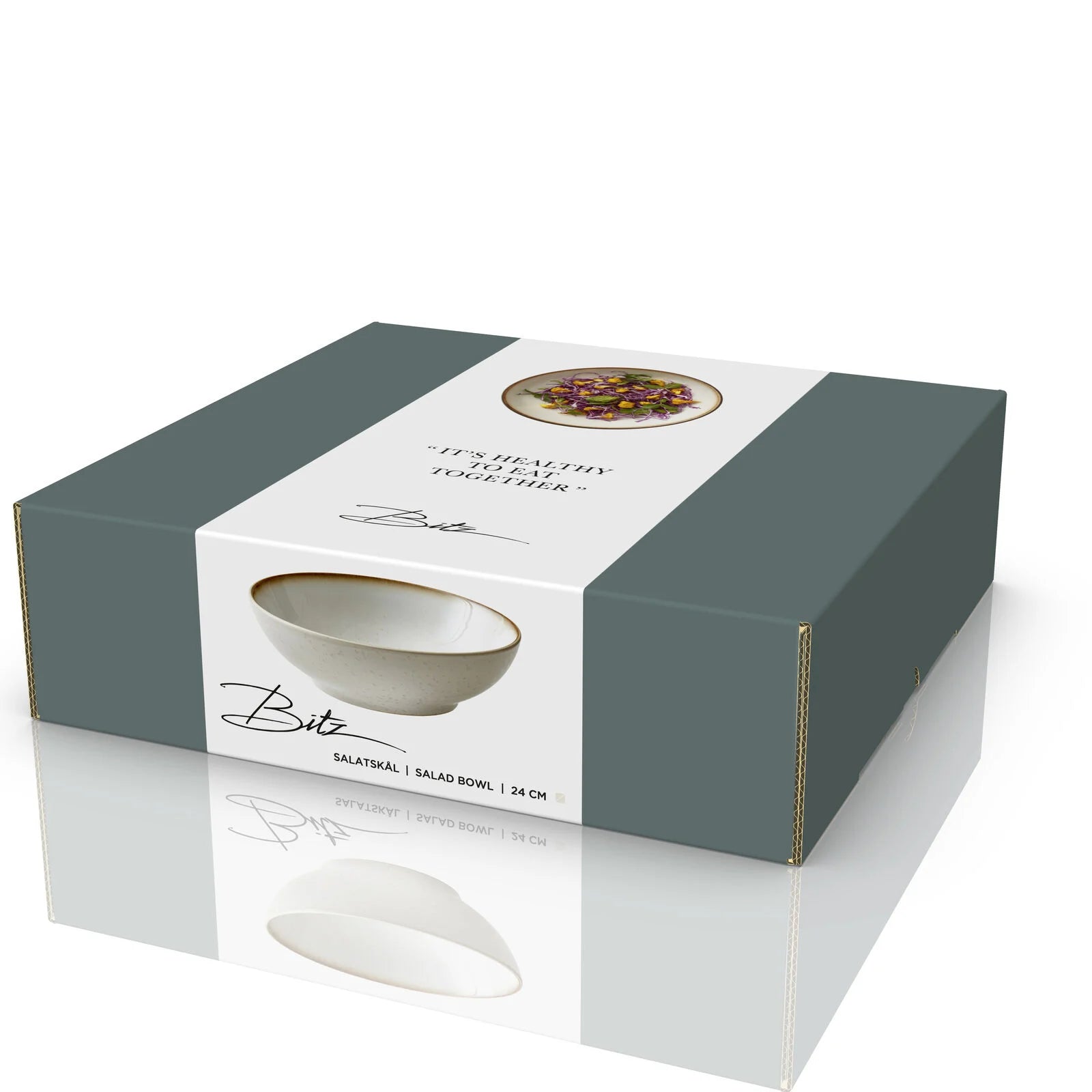 Gastro salatskál 24 cm - cream/cream