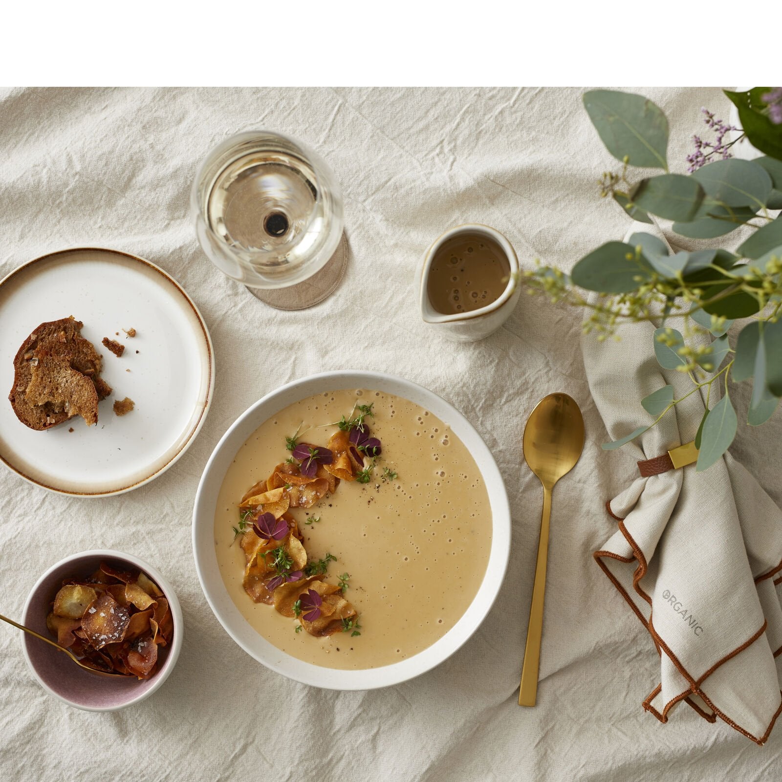 Gastro hliðardiskur cream/cream - 17 cm