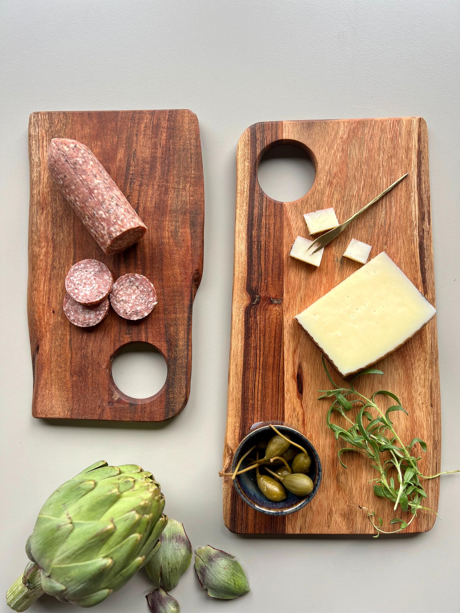 Skurðarbretti og framreiðslubakki - 20x40 cm