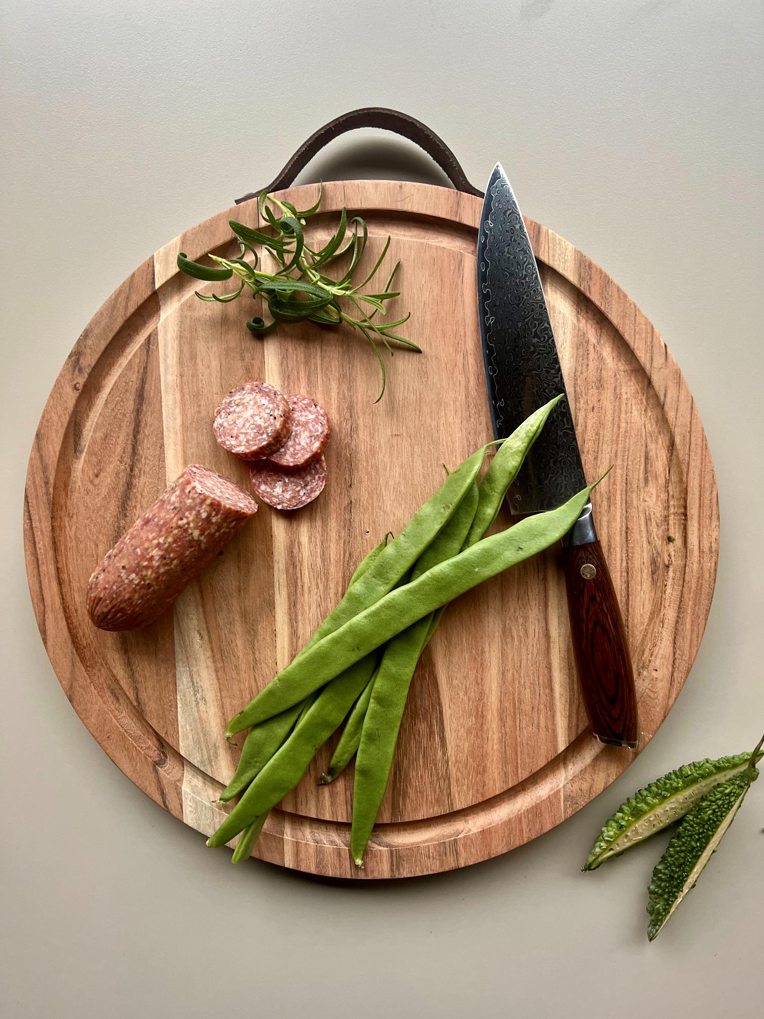 Skurðarbretti ljóst - 40x40 cm