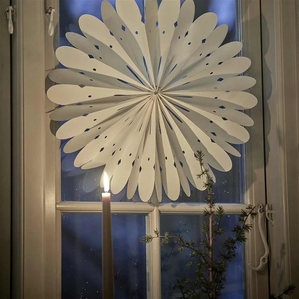 Jólastjarna hvít - 43 cm