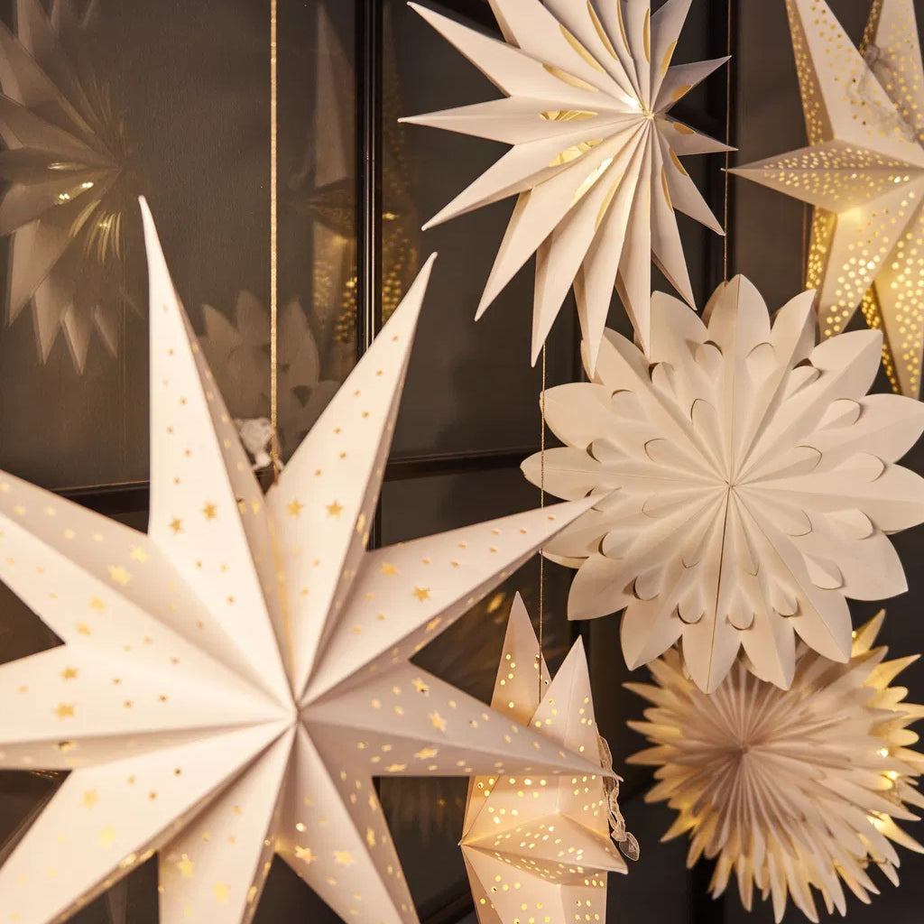 Jólastjarna hvít - 42 cm