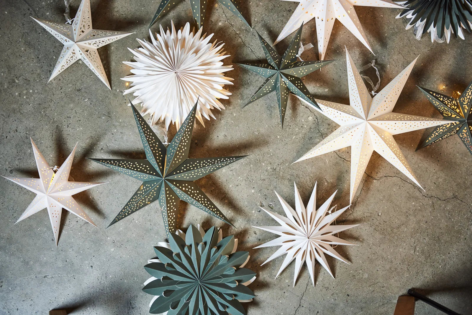 Jólastjarna hvít - 60 cm