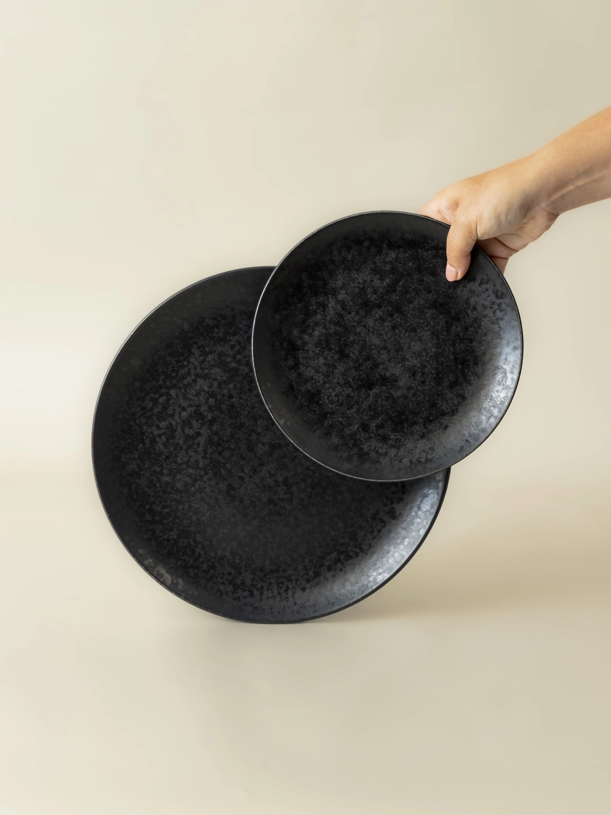 Black stone matardiskar - 28 cm