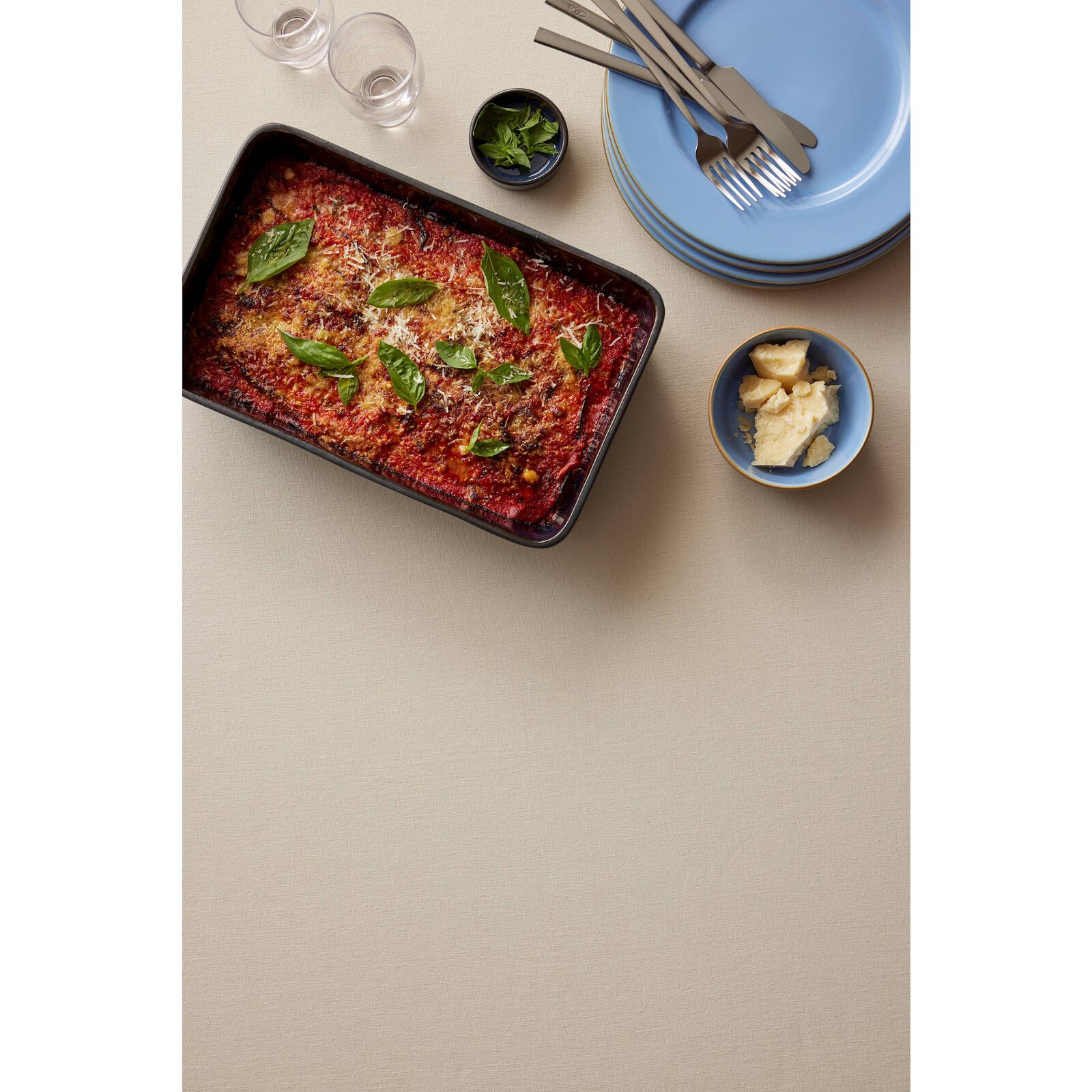 Gastro eldfast mót svart/blátt - stórt