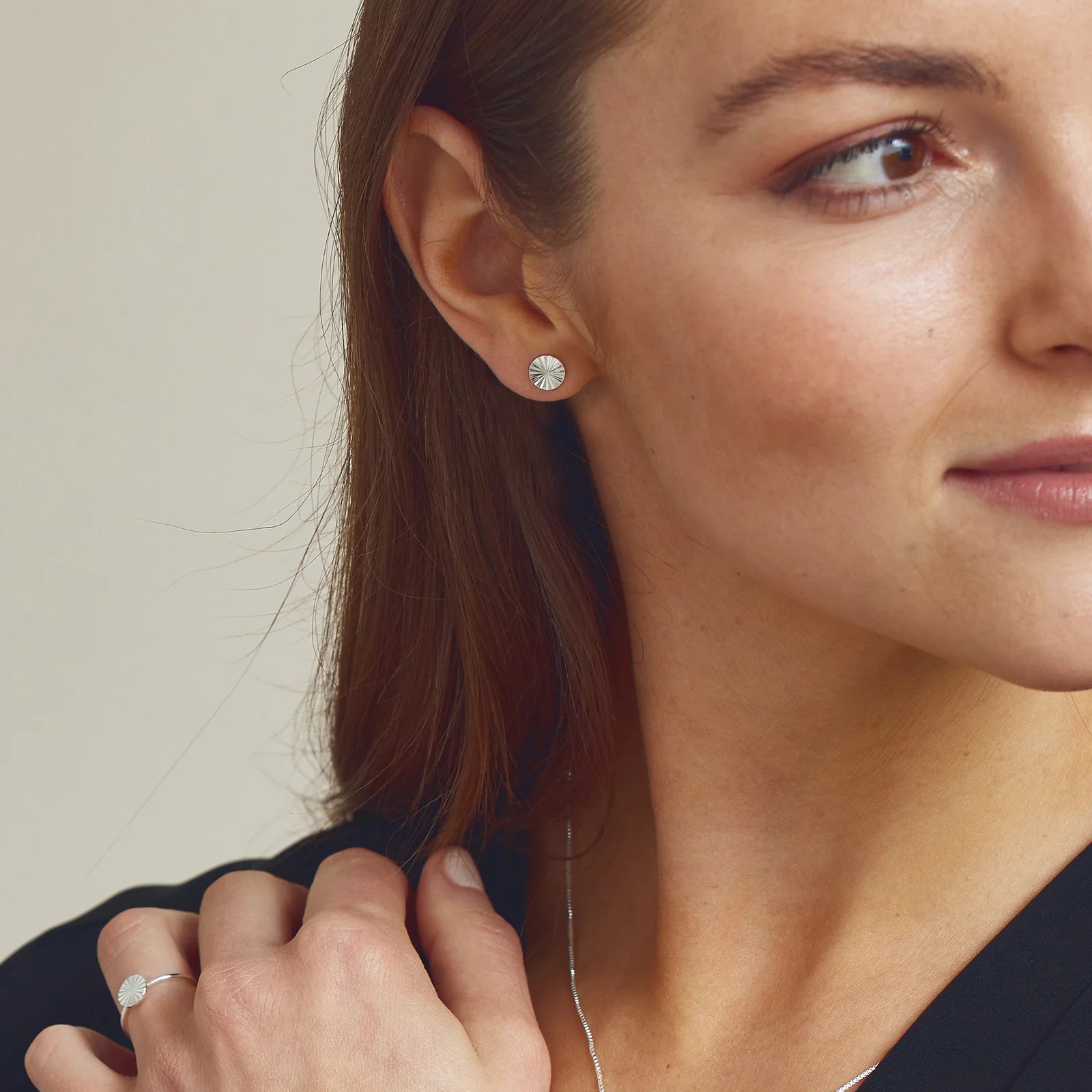 Scarlett eyrnalokkar - silfurhúðaðir