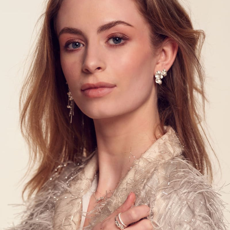 Folio eyrnalokkar stórir - silfur