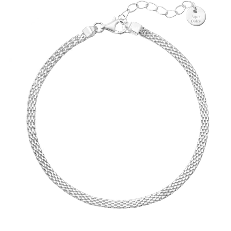 Flata armband - silfur