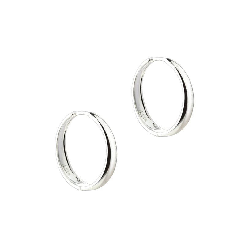 Emma hringir 25 mm - silfur