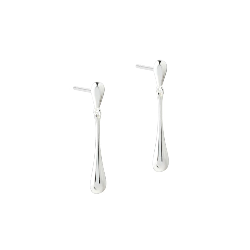 Shiny drop eyrnalokkar - silfur