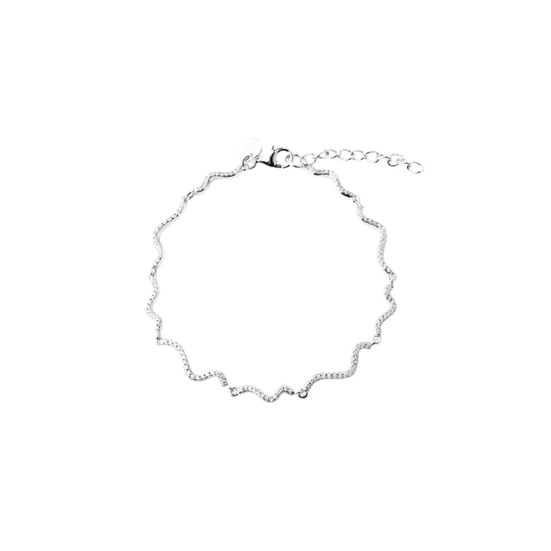 Curva armband - silfur