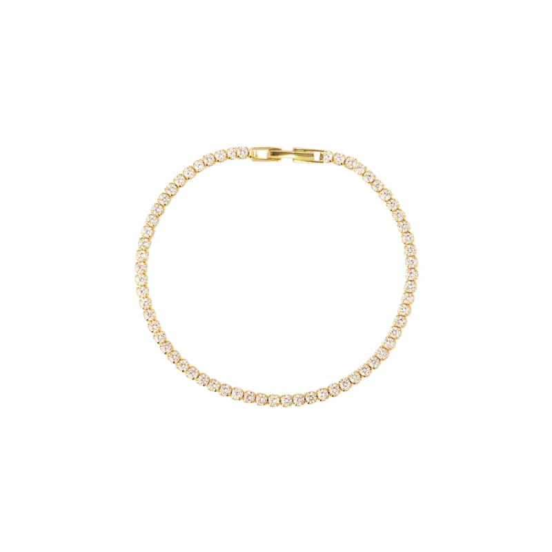 Tennisarmband medium - gullhúðað