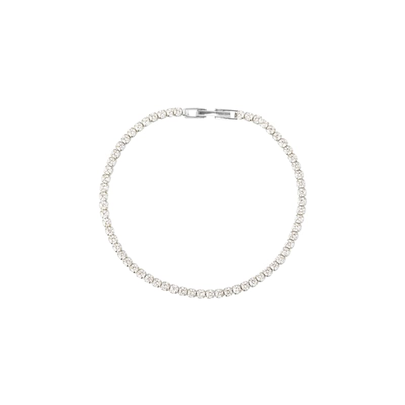 Tennisarmband medium - silfur