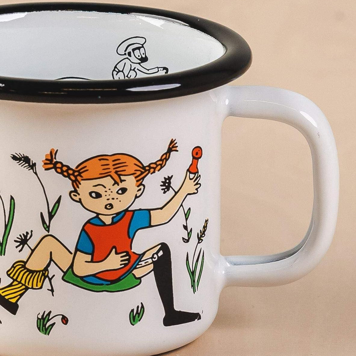 Bolli 1,5 dl - Lína Langsokkur og Herra Níels