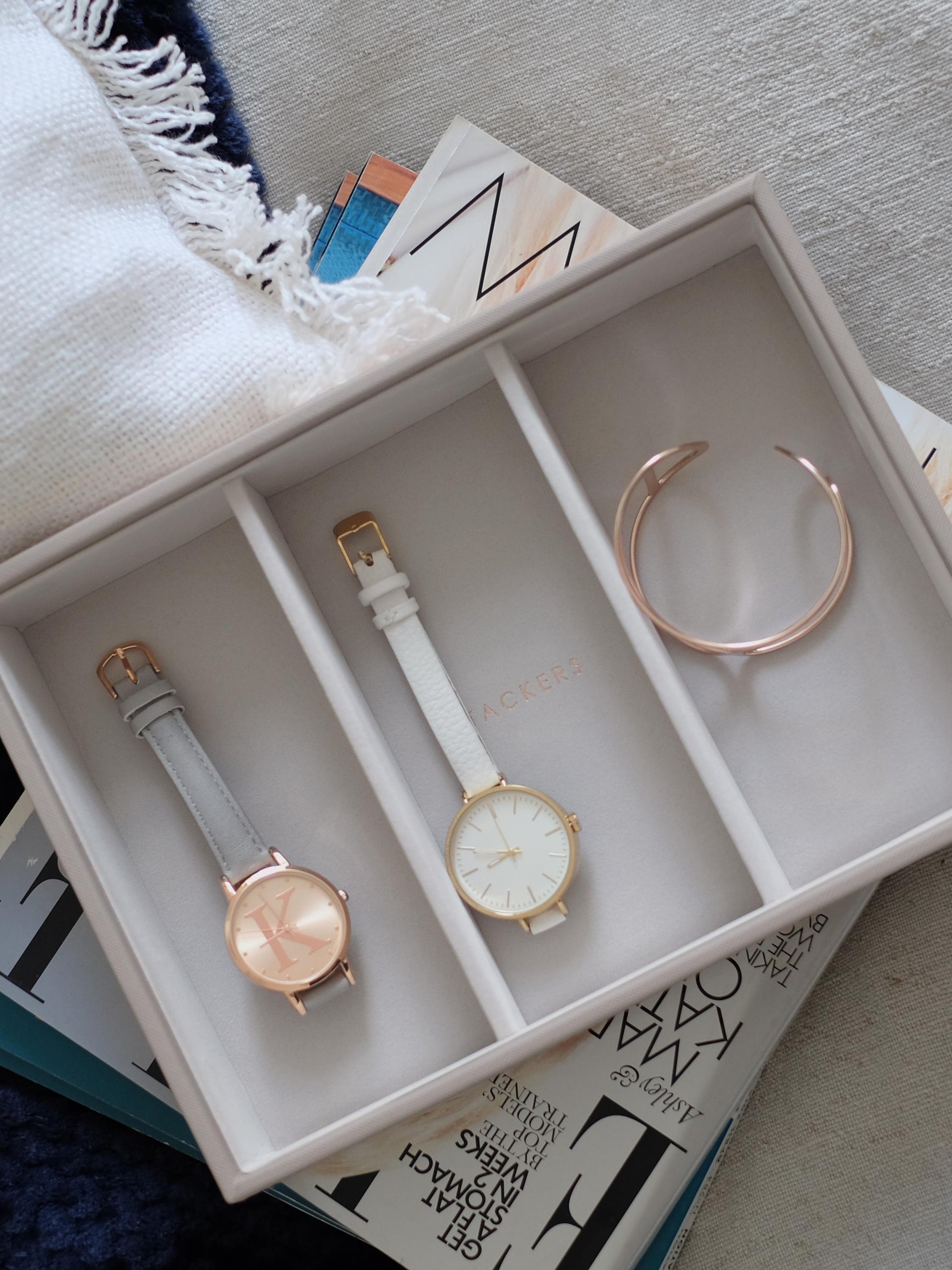 Skartgripaskrín classic - 3 hólfa