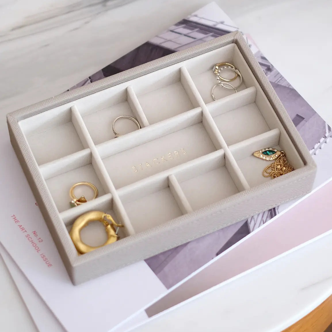 Skartgripaskrín mini - 11 hólfa