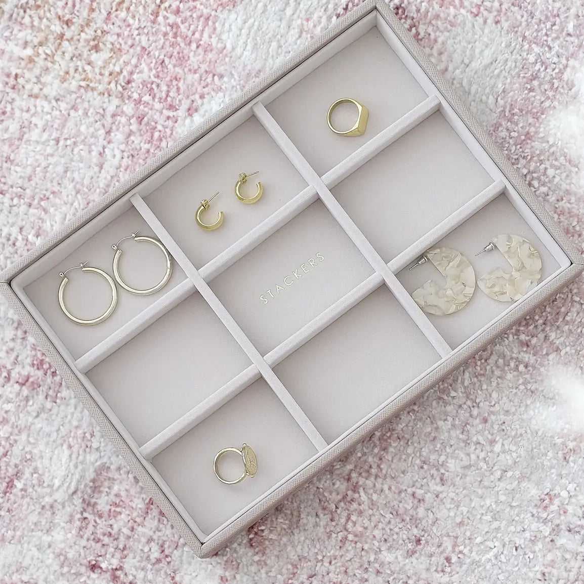 Skartgripaskrín classic - 9 hólfa