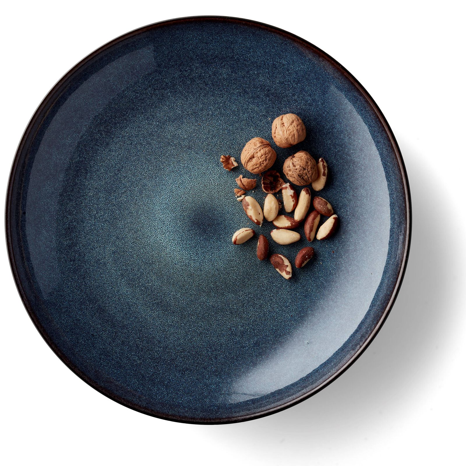 Gastro hringlótt fat 40 cm - svart/dökkblátt