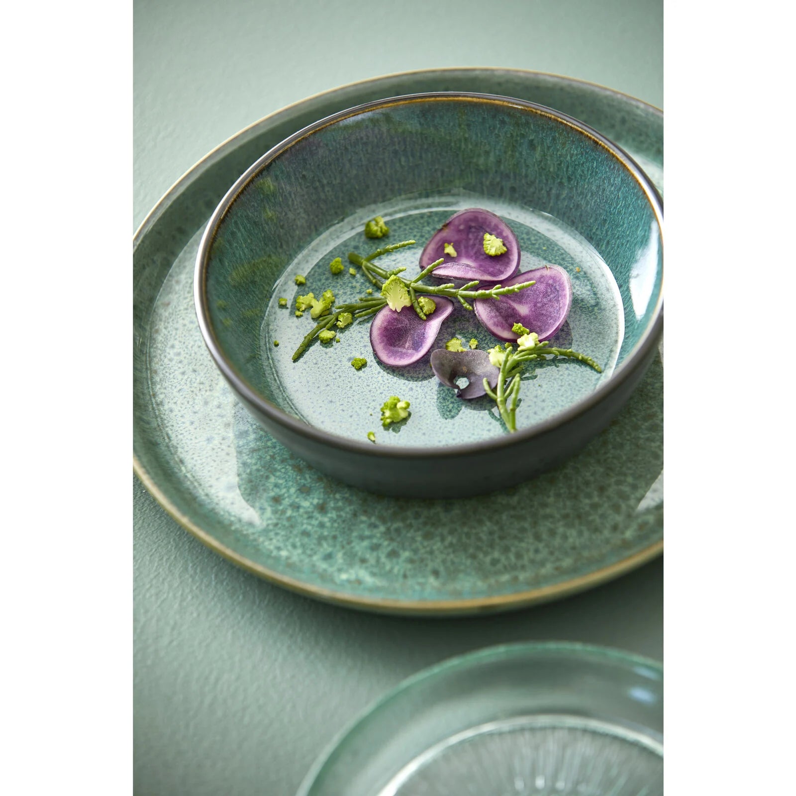 Gastro súpudiskur svartur/grænn - 18 cm