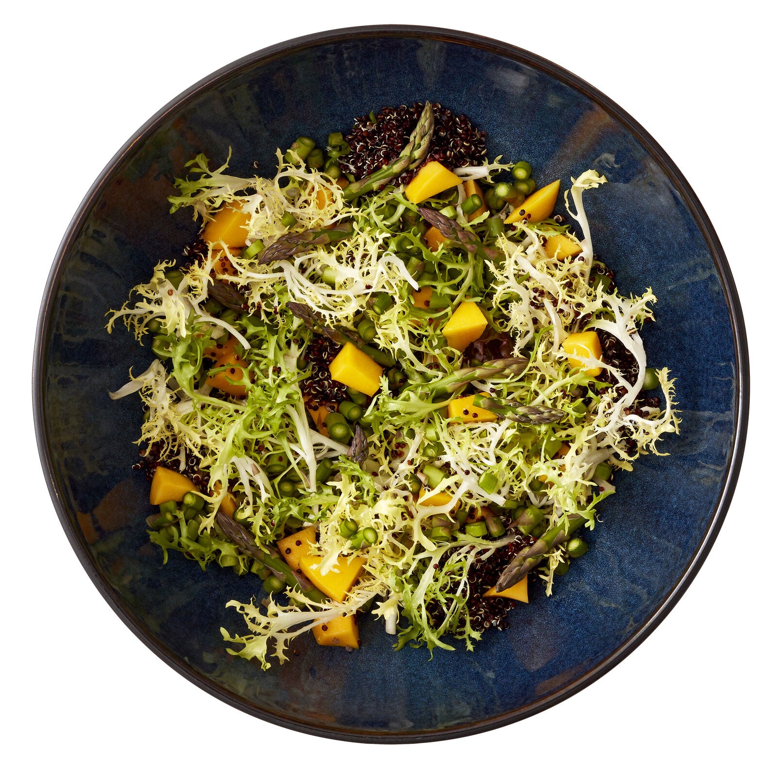 Gastro salatskál 30 cm - svört/dökkblá
