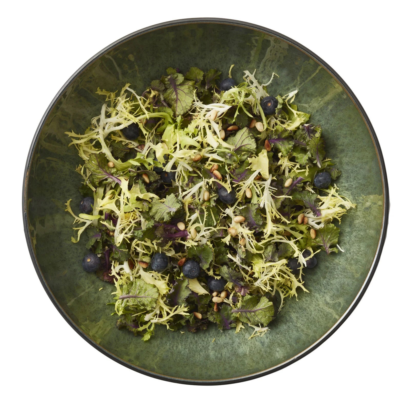 Gastro salatskál 30 cm - svört/græn