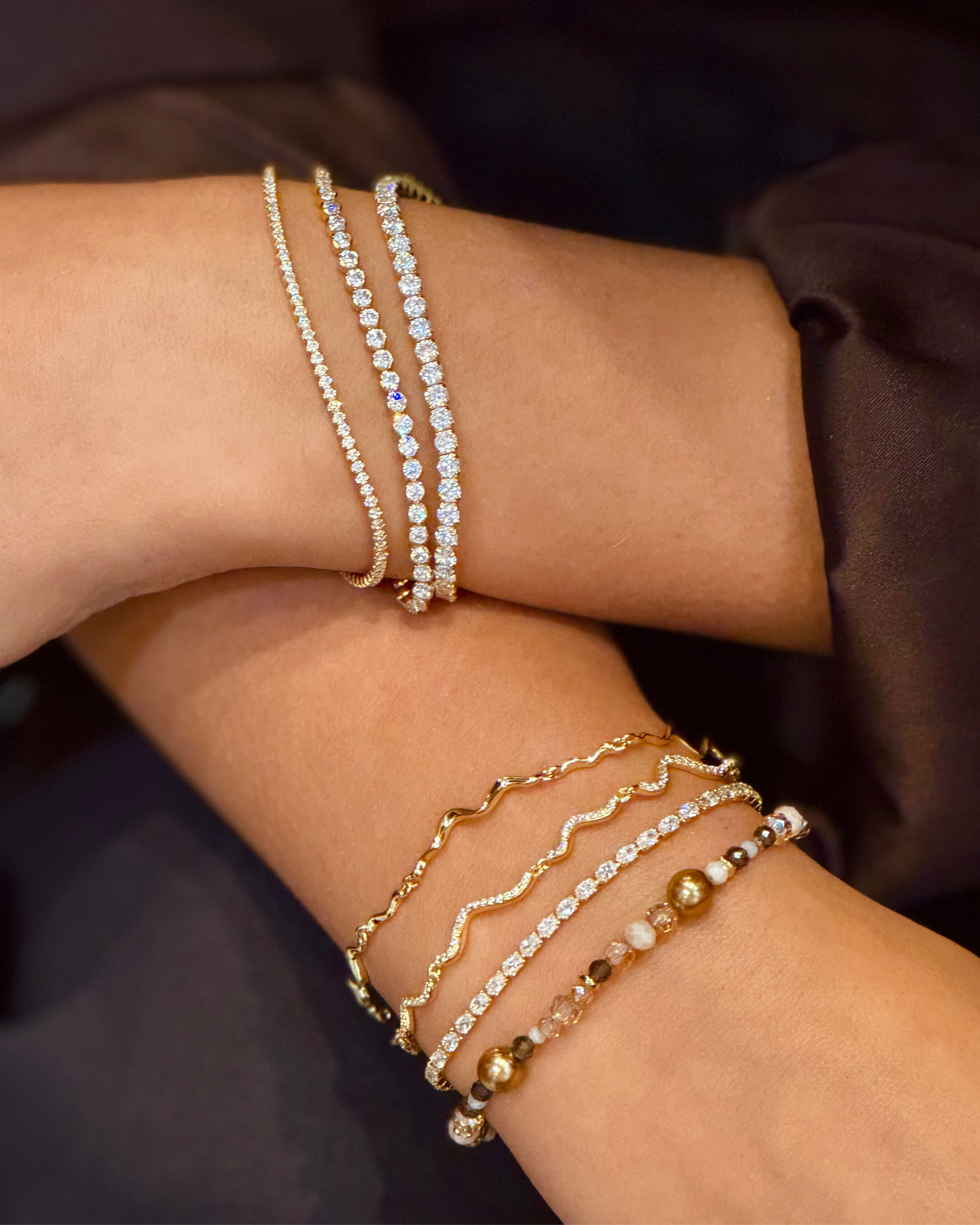 Curva armband - silfur