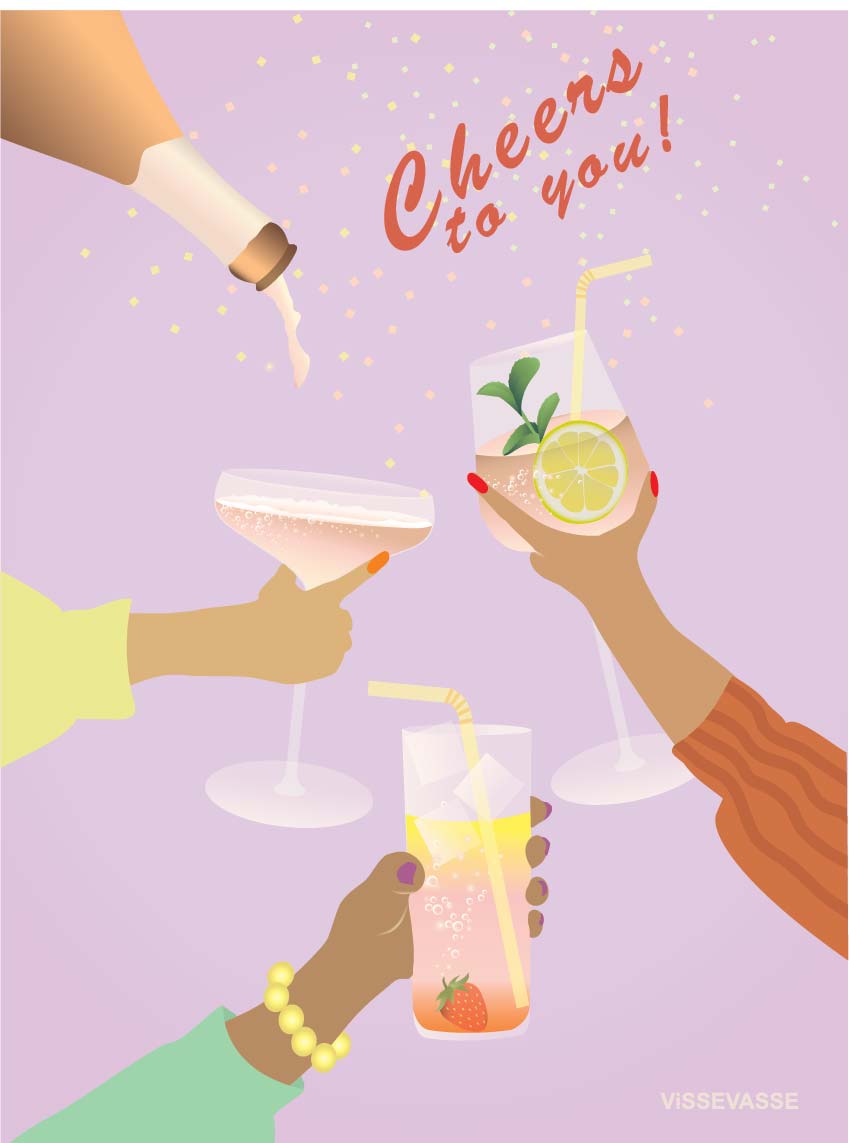 Tækifæriskort stór - margar tegundir