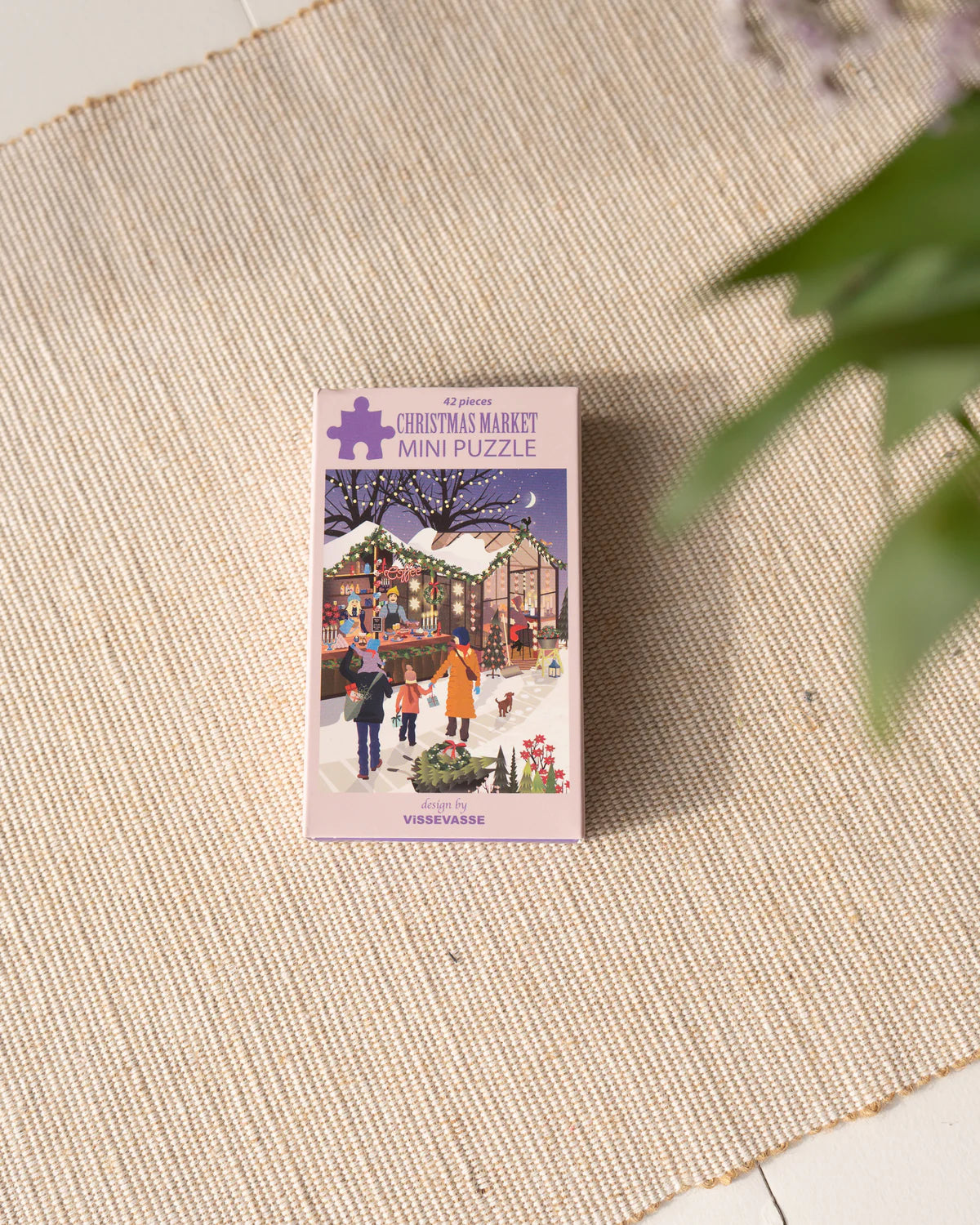 Christmas market mini púsl - 42 bitar