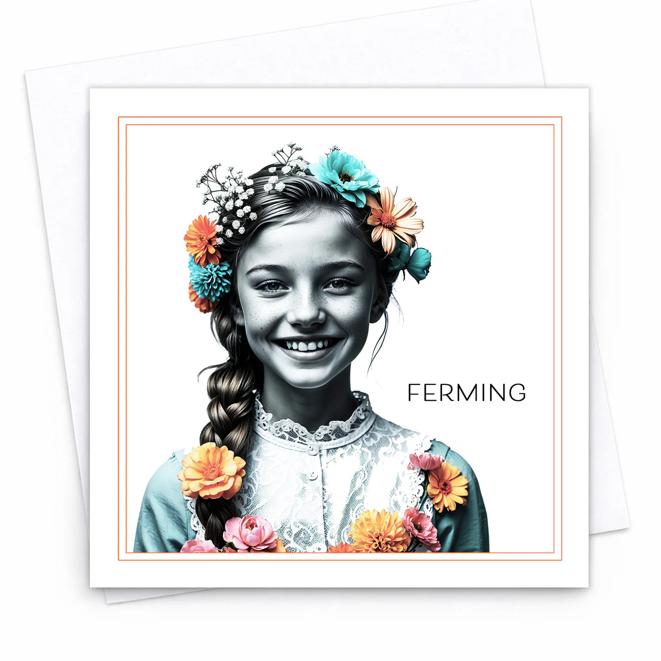 Kort - ferming stelpa