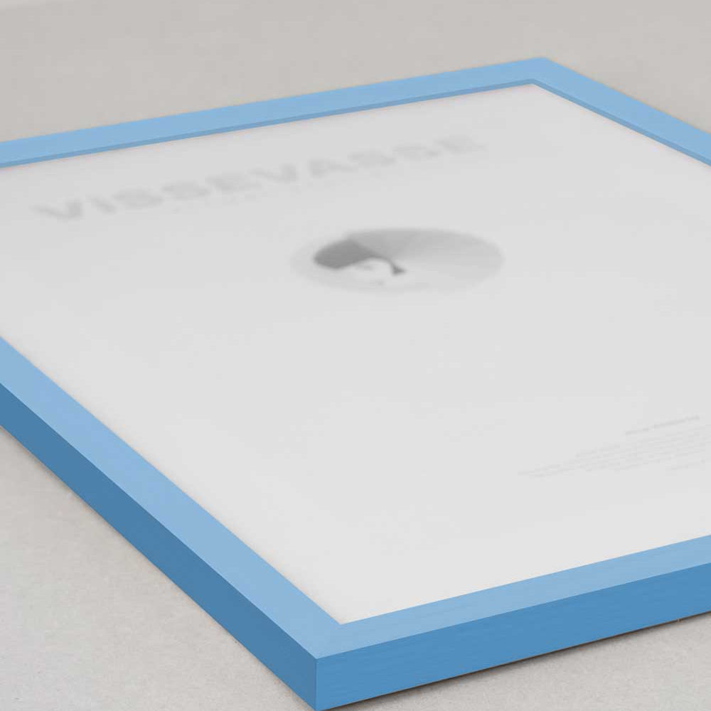 Myndarammi úr viði - blár