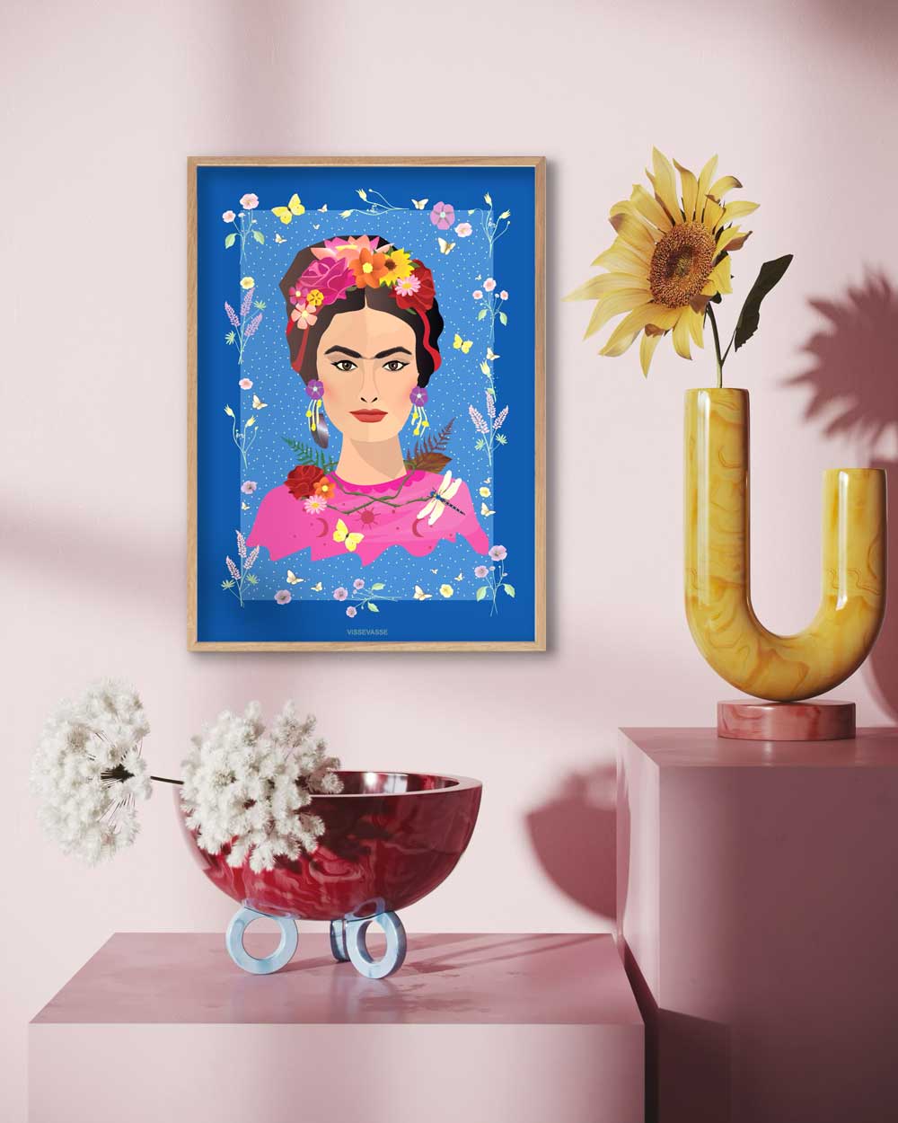 Frida Kahlo veggspjald