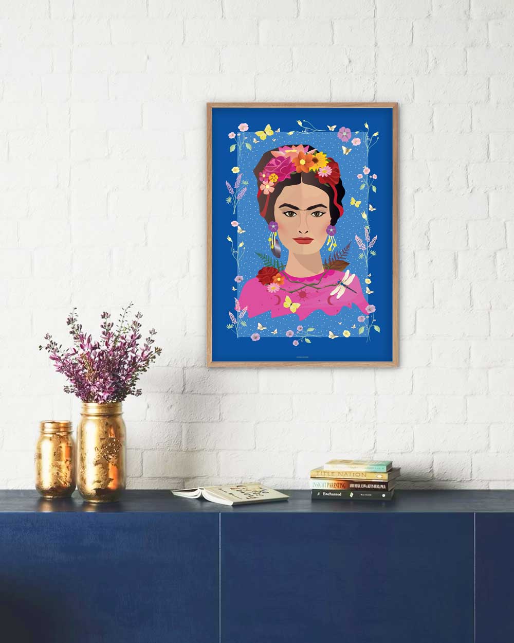 Frida Kahlo veggspjald