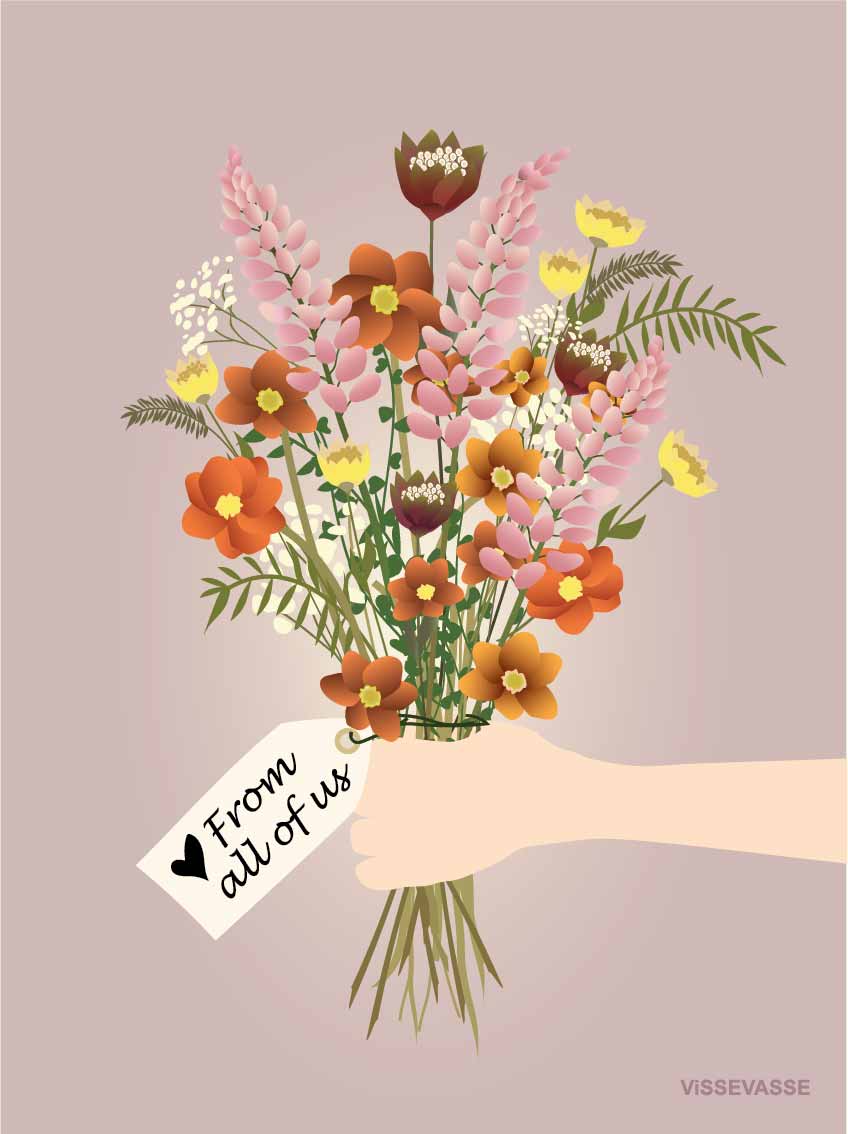 Tækifæriskort stór - margar tegundir