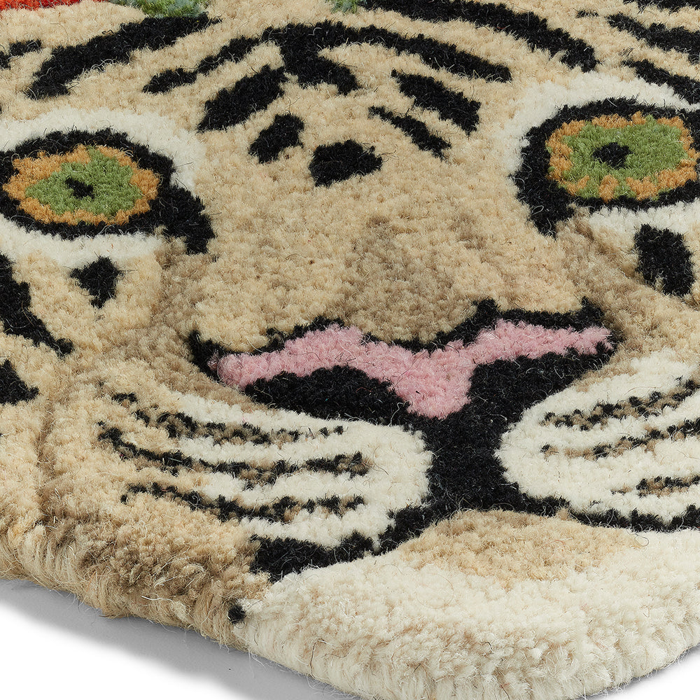 Blóma tígrisdýr - veggmotta