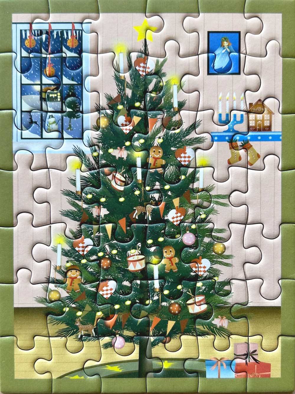 Christmas Tree mini púsl - 42 bitar – Björt verslun