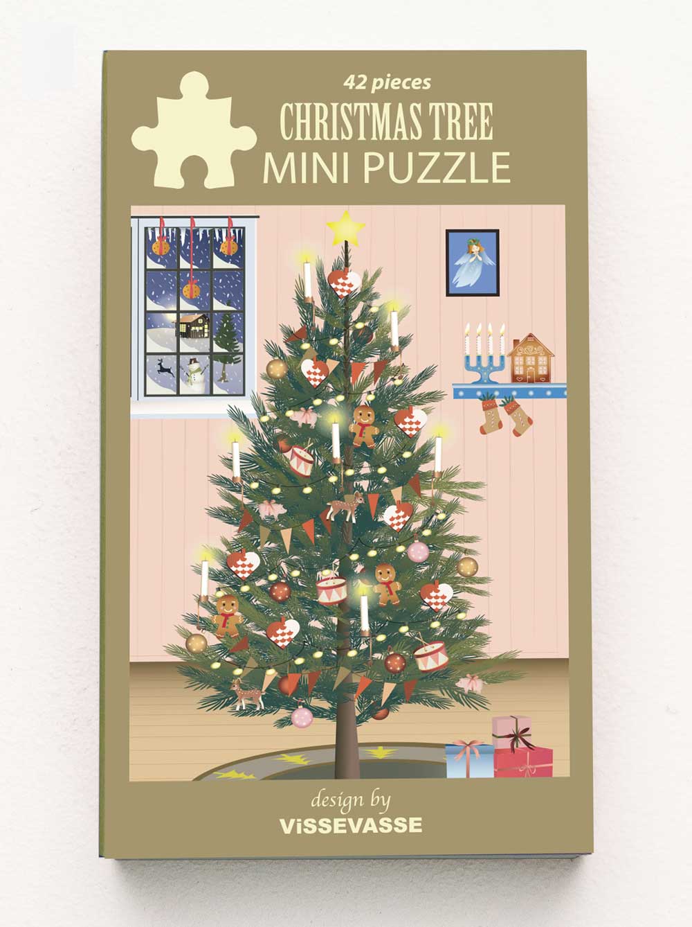 Christmas Tree mini púsl - 42 bitar – Björt verslun