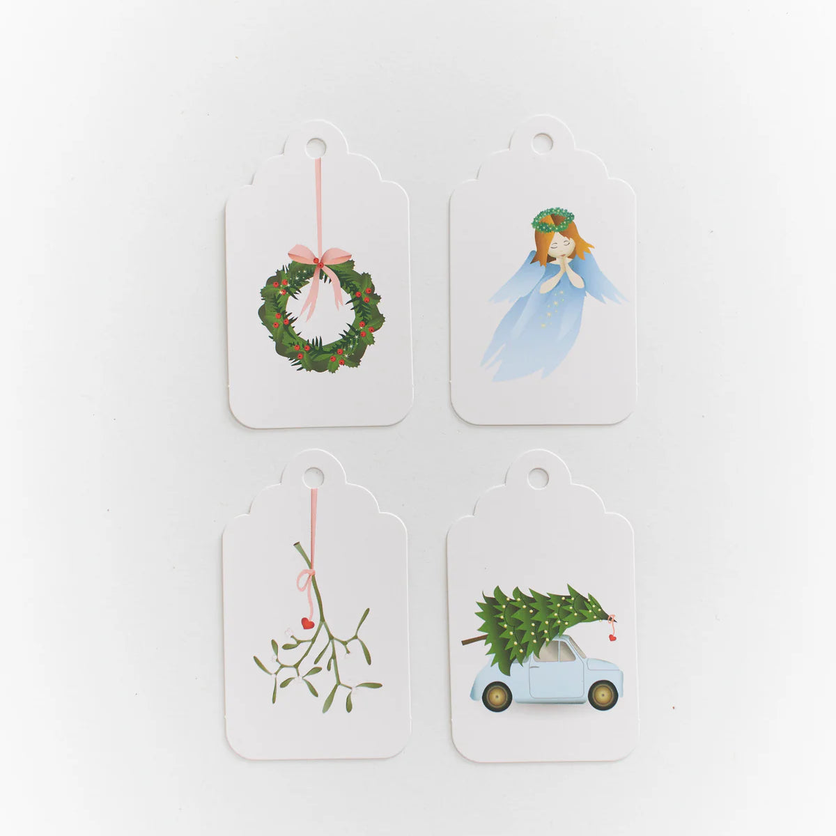 Jólamerkimiðar - 20 stk/pk