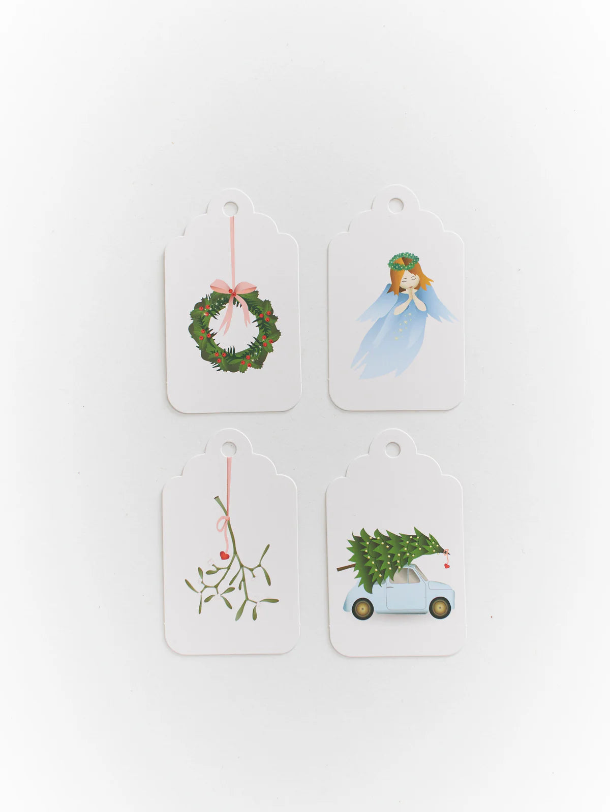 Jólamerkimiðar - 20 stk/pk