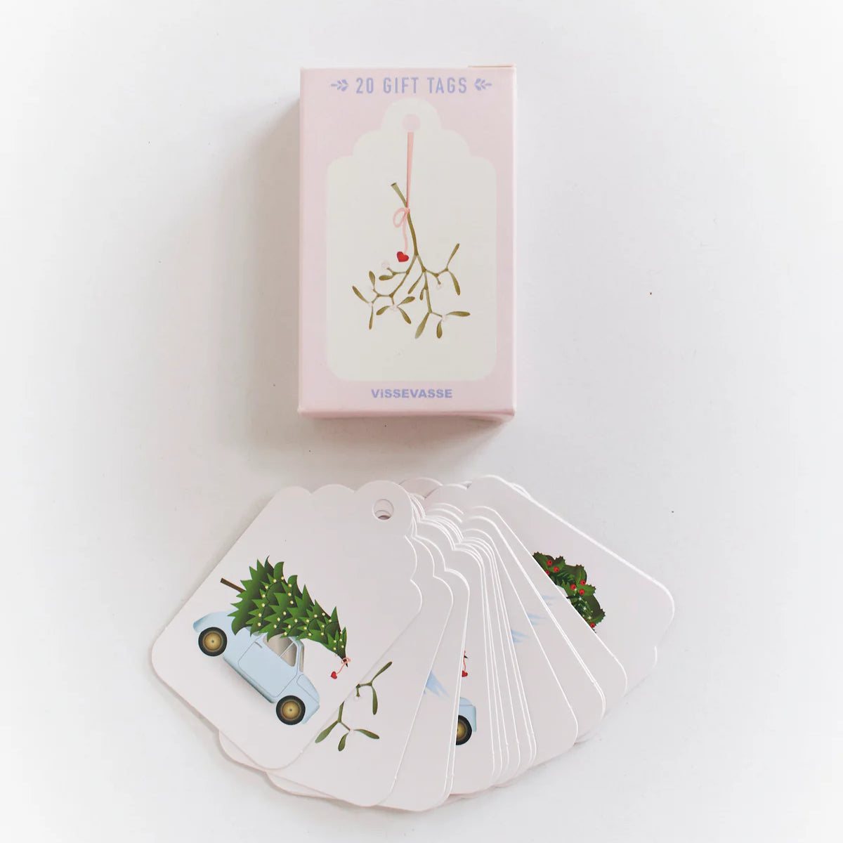 Jólamerkimiðar - 20 stk/pk