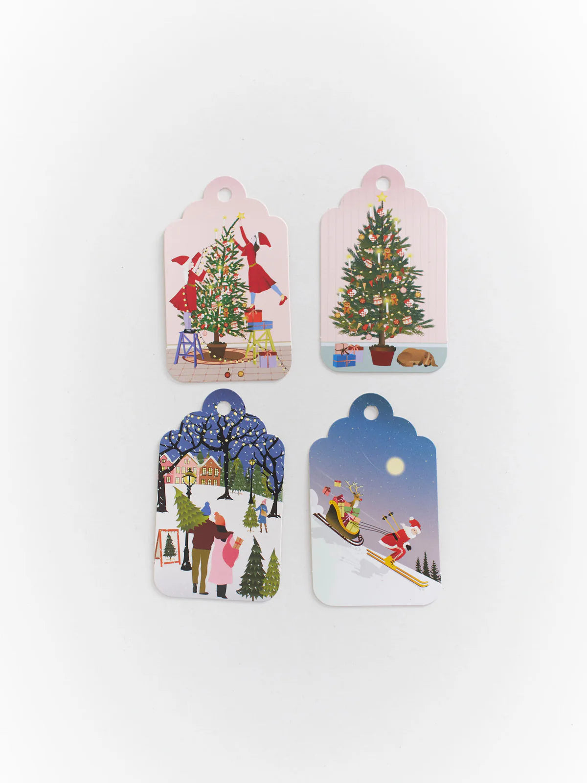 Jólamerkimiðar - 20 stk/pk