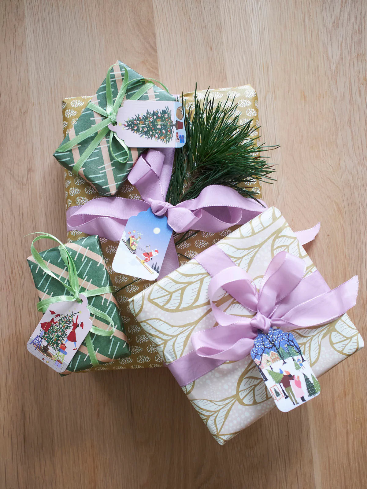 Jólamerkimiðar - 20 stk/pk