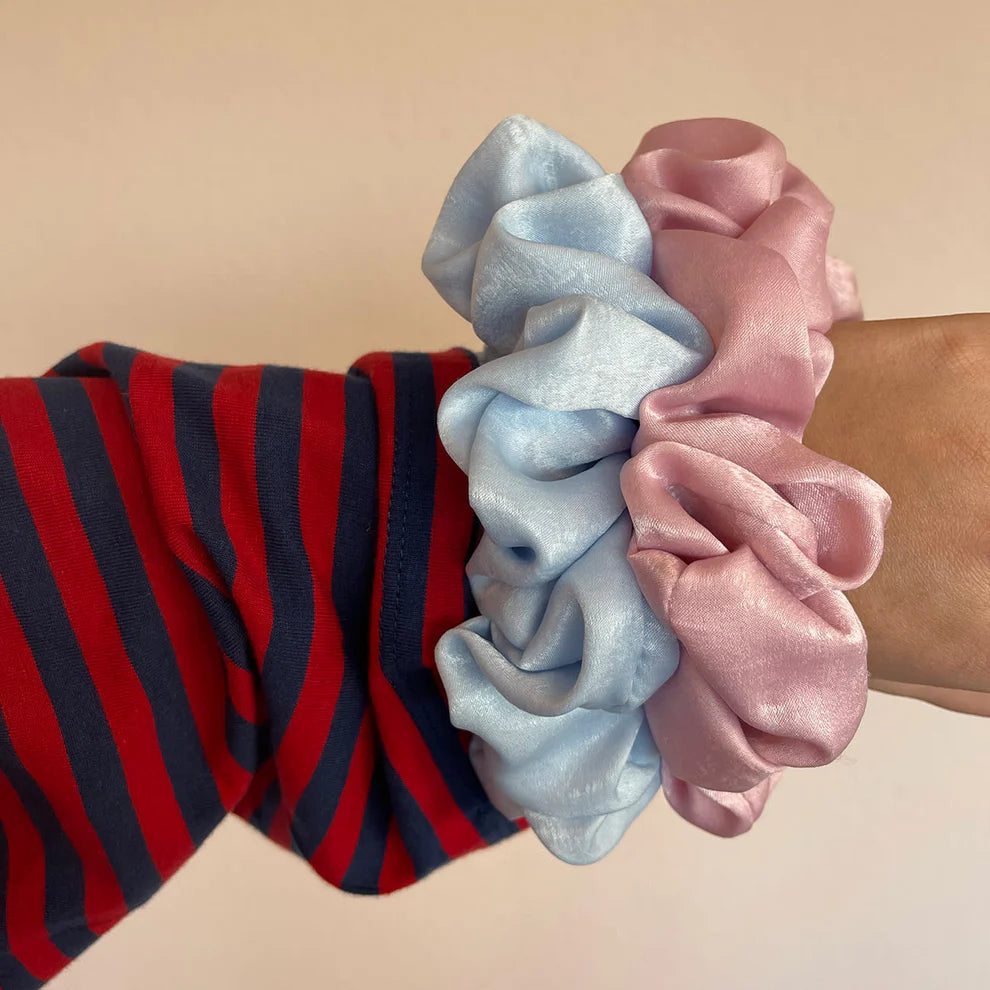 Isabella scrunchie - ljósbleik