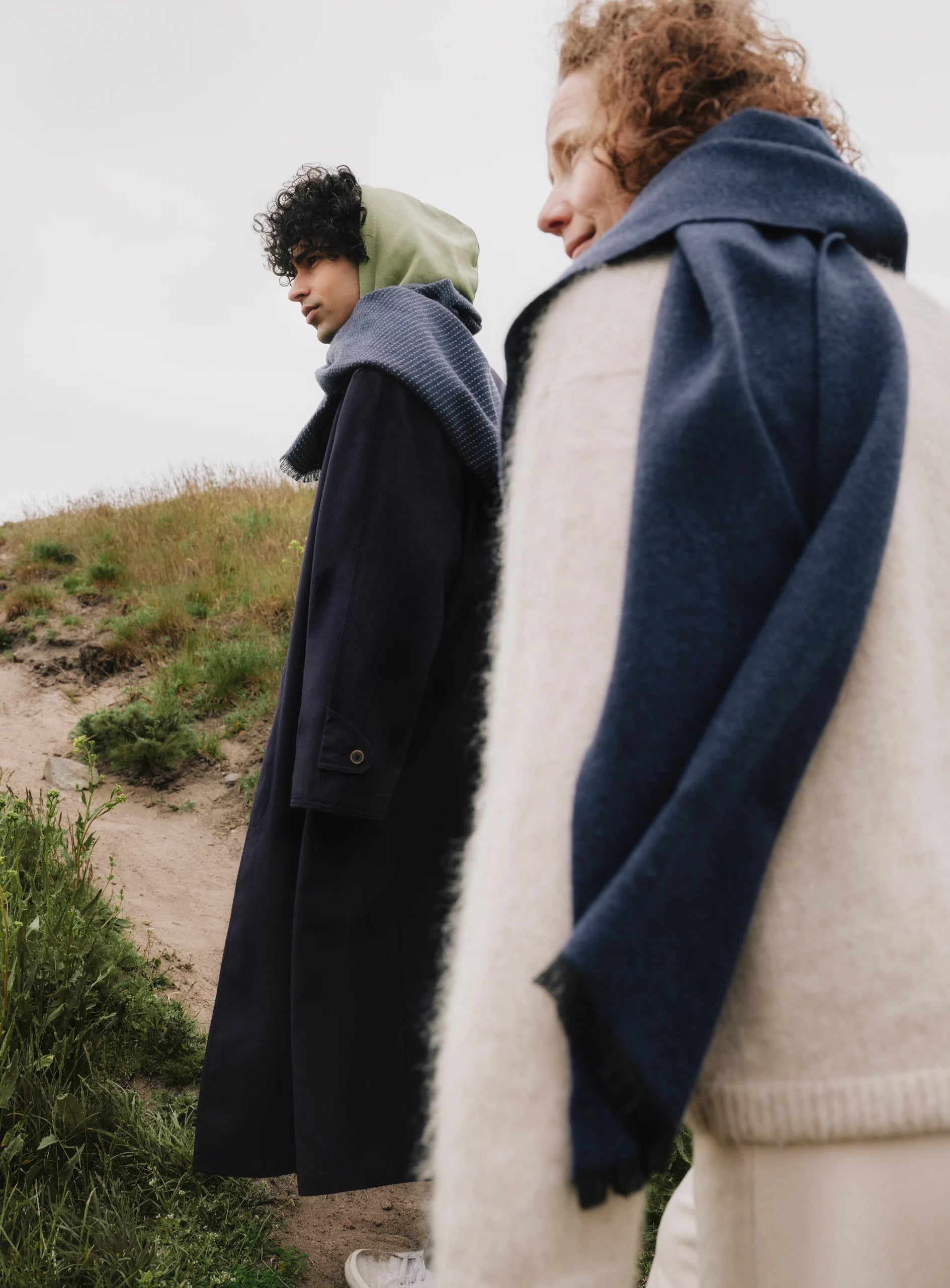 HANKI merínó trefill herra - dökkblár