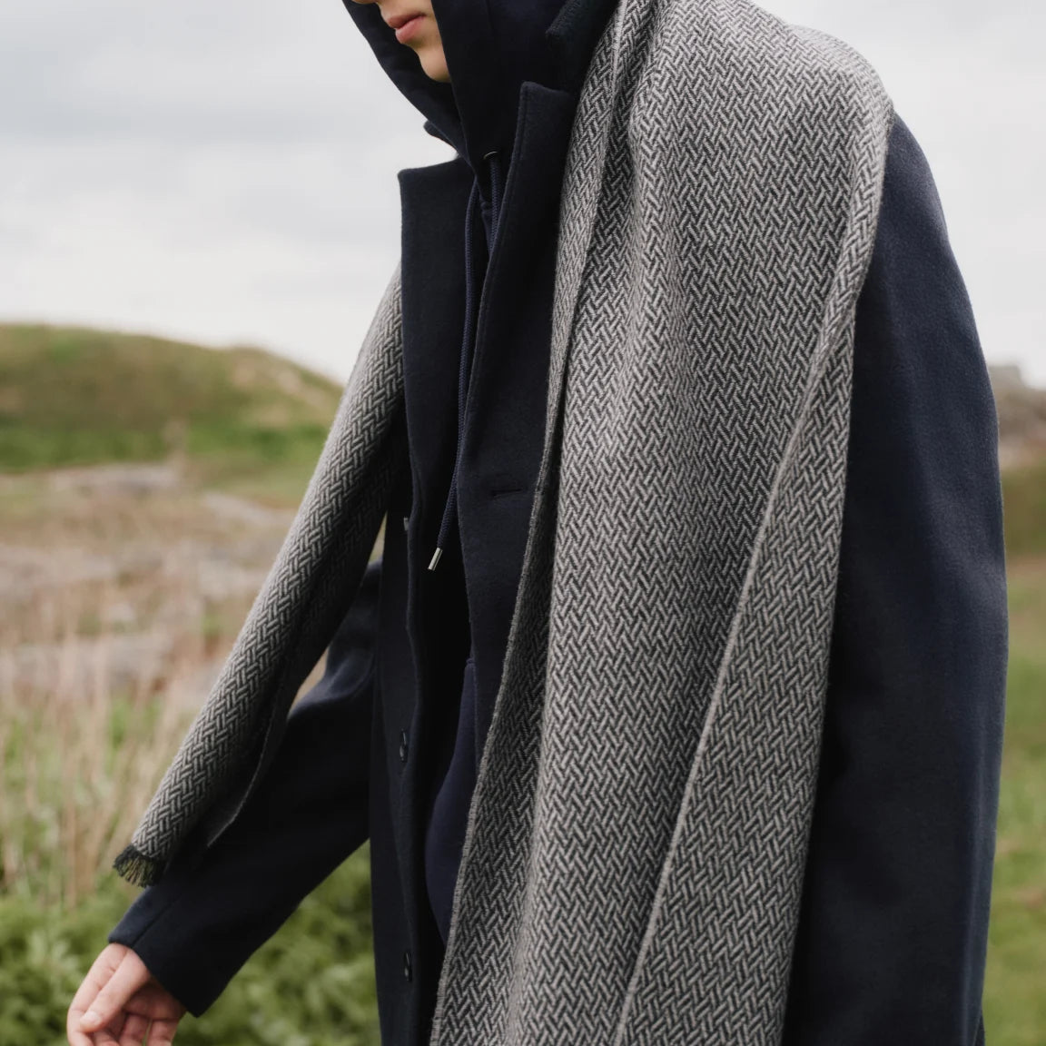 HUURRE merínó trefill herra - grár