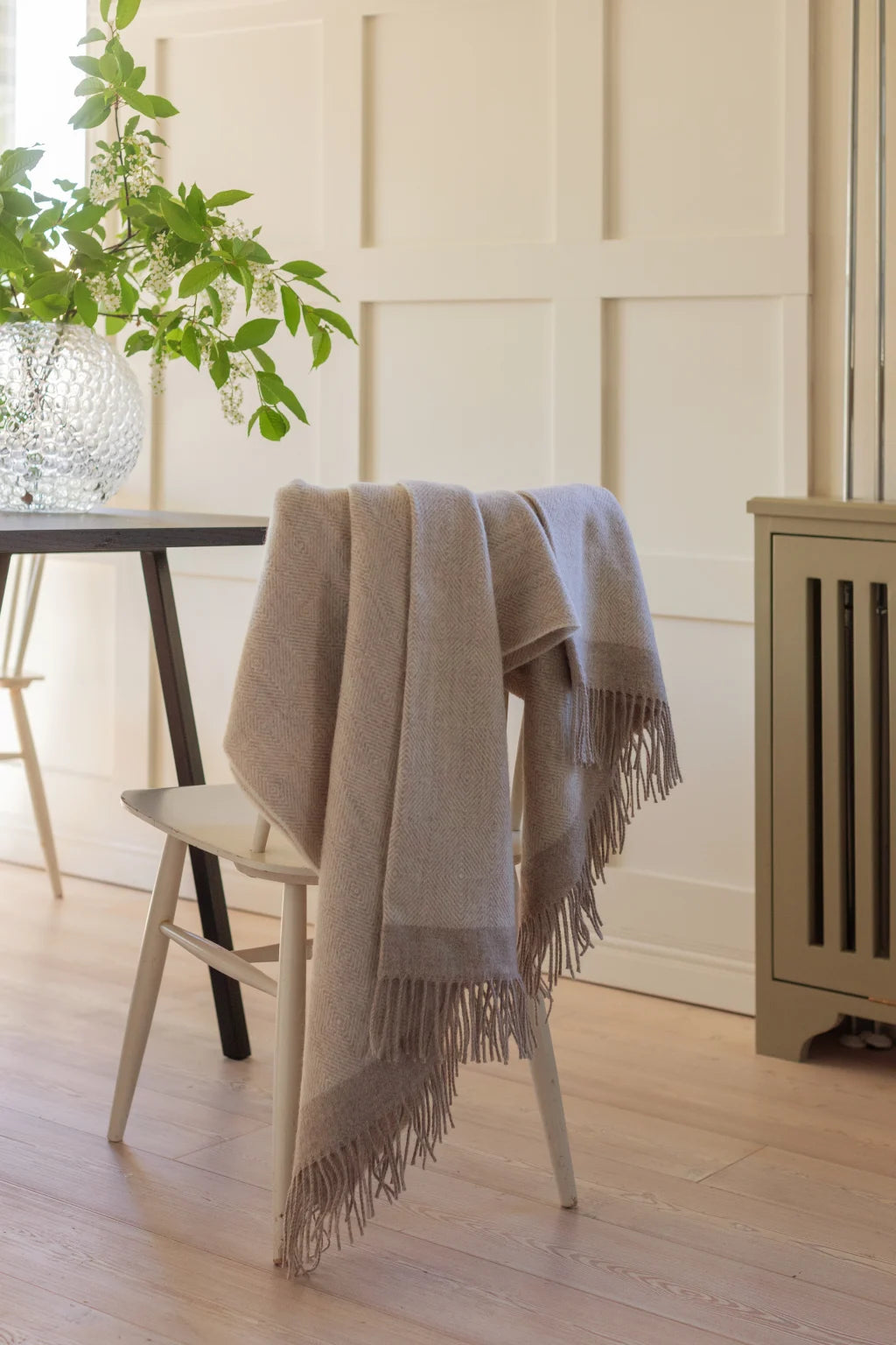 RAUHA ullarteppi - grátt og blátt