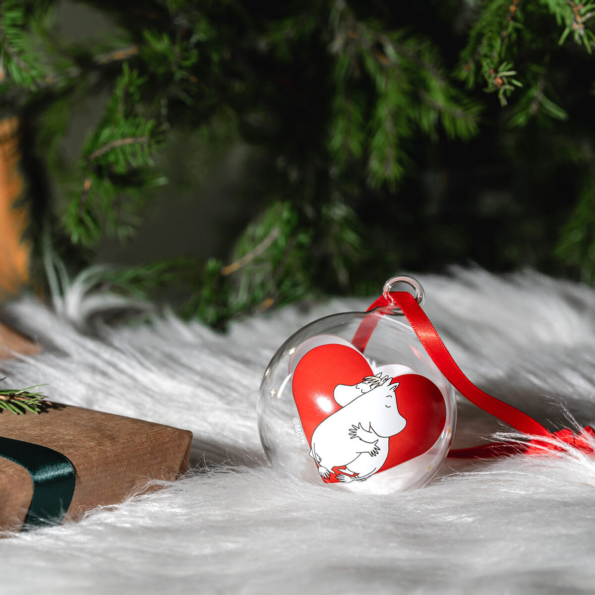 Moomin jólakúla - Heart