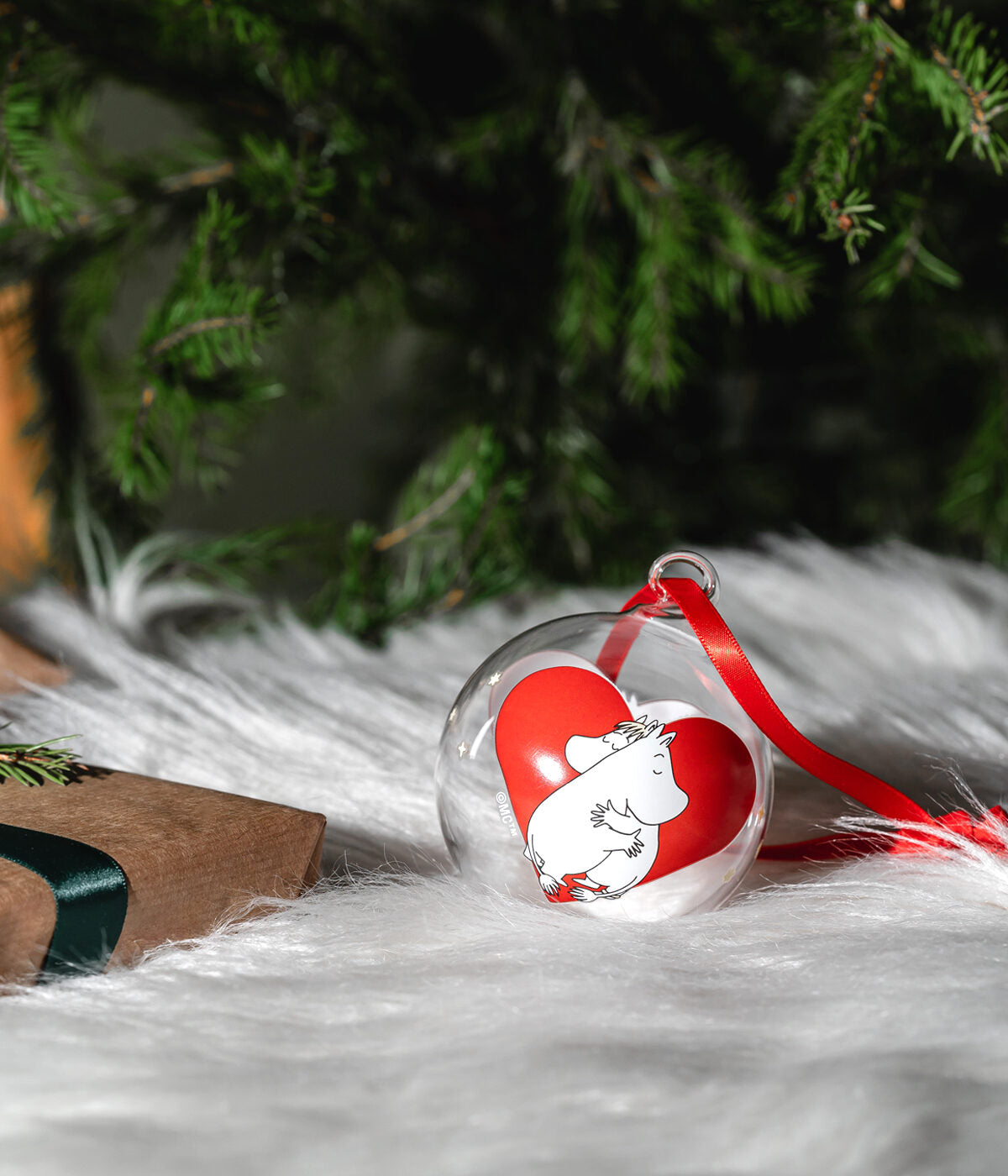 Moomin jólakúla - Heart