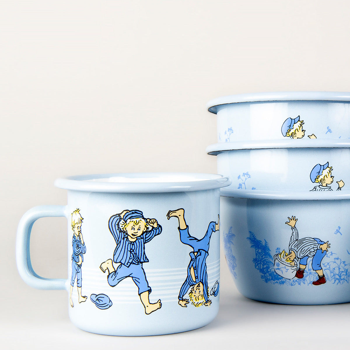 Bolli 2,5 dl - Emil blár